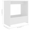 Kisasztalok, vidaXL fehér forgácslap kisasztal 50 x 26 x 50 cm