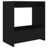 Kisasztalok, vidaXL fekete forgácslap kisasztal 50 x 26 x 50 cm