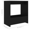 Kisasztalok, vidaXL fekete forgácslap kisasztal 50 x 26 x 50 cm