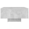 Dohányzóasztalok, vidaXL betonszürke szerelt fa dohányzóasztal 60 x 60 x 31,5 cm