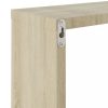Fali polcok és párkányok, vidaXL 2 db sonoma tölgy színű fali kockapolc 30 x 15 x 30 cm