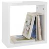 Fali polcok és párkányok, vidaXL 4 db magasfényű fehér fali kockapolc 30 x 15 x 30 cm