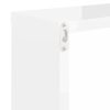 Fali polcok és párkányok, vidaXL 4 db magasfényű fehér fali kockapolc 30 x 15 x 30 cm