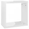 Fali polcok és párkányok, vidaXL 6 db magasfényű fehér fali kockapolc 30 x 15 x 30 cm