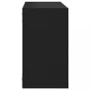 Fali polcok és párkányok, vidaXL 6 db fekete fali kockapolc 26 x 15 x 26 cm