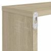 Fali polcok és párkányok, vidaXL 6 db sonoma-tölgy színű forgácslap fali polc 80 x 15 x 26,5