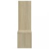 Fali polcok és párkányok, vidaXL 2 db sonoma-tölgyszínű forgácslap fali polc 50 x 15 x 50 cm