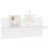 Fali polcok és párkányok, vidaXL 4 db fehér forgácslap fali polc 40 x 11,5 x 18 cm