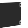 Fali polcok és párkányok, vidaXL 2 db fekete forgácslap fali polc 80 x 11,5 x 18 cm