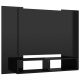 Nappali bútorok, vidaXL magasfényű fekete fali forgácslap TV-szekrény 120x23,5x90 cm