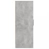 Cipőpolcok és -állványok, vidaXL betonszürke szerelt fa cipősszekrény 32 x 35 x 92 cm