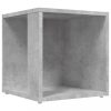 Tárolók és zárható szekrények, vidaXL betonszürke szerelt fa kisasztal 33 x 33 x 34,5 cm