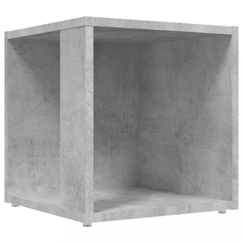 Tárolók és zárható szekrények, vidaXL betonszürke szerelt fa kisasztal 33 x 33 x 34,5 cm