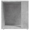 Tárolók és zárható szekrények, vidaXL betonszürke szerelt fa kisasztal 33 x 33 x 34,5 cm