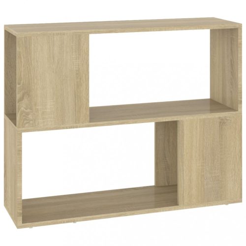 Könyvespolcok, állópolcok, vidaXL sonoma-tölgyszínű szerelt fa TV-szekrény 80 x 24 x 63 cm