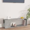 Könyvespolcok, állópolcok, vidaXL betonszürke szerelt fa TV-szekrény 100 x 24 x 32 cm