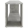 Könyvespolcok, állópolcok, vidaXL betonszürke szerelt fa TV-szekrény 100 x 24 x 32 cm