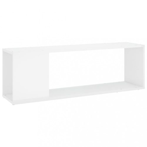 Nappali bútorok, vidaXL magasfényű fehér szerelt fa TV-szekrény 100 x 24 x 32 cm