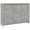 Büfé- és tálalóasztalok, vidaXL betonszürke szerelt fa tálalószekrény 102 x 33 x 75 cm