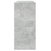 Kisasztalok, vidaXL betonszürke szerelt fa dohányzóasztal 100x35x76,5 cm