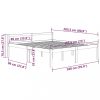 Ágyak és ágykeretek, vidaXL Super King Size fehér tömör fenyőfa ágy időseknek 180 x 200 cm