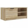 Nappali bútorok, vidaXL sonoma-tölgyszínű szerelt fa fali TV-szekrény 80x35x36,5 cm