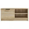 Nappali bútorok, vidaXL sonoma-tölgyszínű szerelt fa fali TV-szekrény 80x35x36,5 cm