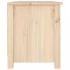 Cipőpolcok és -állványok, vidaXL tömör fenyőfa cipőtároló pad 70 x 38 x 45,5 cm