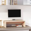 Nappali bútorok, vidaXL tömör fenyőfa monitorállvány 50x27x15 cm