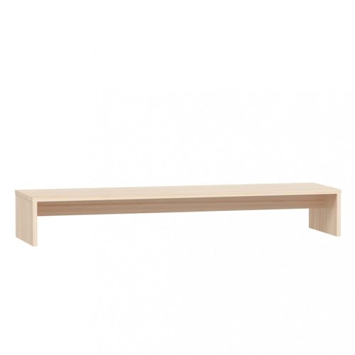 Számítógép-emelők és állványok, vidaXL tömör fenyőfa monitorállvány 100 x 27 x 15 cm
