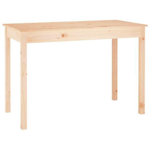 Konyha- és étkezőasztalok, vidaXL tömör fenyőfa ebédlőasztal 110 x 55 x 75 cm