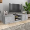 Nappali bútorok, vidaXL szürke sonoma színű szerelt fa TV-szekrény 140 x 40 x 35,5 cm