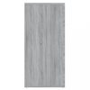 Büfé- és tálalóasztalok, vidaXL szürke sonoma színű szerelt fa tálalószekrény 80x36x75 cm