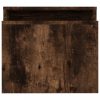 Dohányzóasztalok, vidaXL füstös tölgy színű szerelt fa dohányzóasztalszett 100x48x40 cm