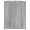 Cipőpolcok és -állványok, vidaXL szürke sonoma színű szerelt fa cipőtartó 100x35x45 cm