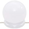 Fürdőszobai pipereasztalok, vidaXL szürke sonoma színű tükrös szekrény LED-ekkel 90 x 31,5 x