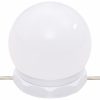 Fürdőszobai pipereasztalok, vidaXL barna tölgy színű tükrös szekrény LED-ekkel 90 x 31,5 x