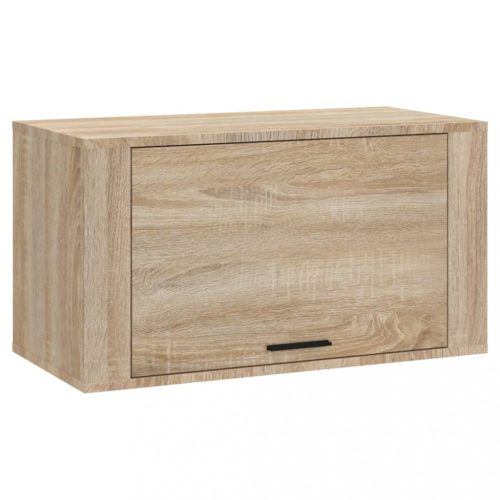 Cipőpolcok és -állványok, vidaXL sonoma tölgy szerelt fa fali cipőszekrény 70 x 35 x 38 cm