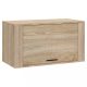 Cipőpolcok és -állványok, vidaXL sonoma tölgy szerelt fa fali cipőszekrény 70 x 35 x 38 cm