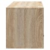 Cipőpolcok és -állványok, vidaXL sonoma tölgy szerelt fa fali cipőszekrény 70 x 35 x 38 cm