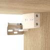 Cipőpolcok és -állványok, vidaXL sonoma tölgy színű szerelt fa fali cipőszekrény 100x35x38