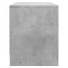 Nappali bútorok, vidaXL betonszürke szerelt fa TV-szekrény 102x30x37,5 cm