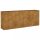 Virágcserepek és kaspók, vidaXL corten acél kerti magaságyás 200x40x80 cm