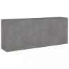 Virágcserepek és kaspók, vidaXL corten acél kerti magaságyás 200x40x80 cm