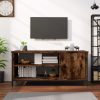 Nappali bútorok, vidaXL füstös tölgy színű szerelt fa TV-szekrény 100 x 40 x 45 cm