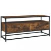 Nappali bútorok, vidaXL füstös tölgy színű szerelt fa TV-szekrény 100 x 35 x 45 cm