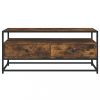 Nappali bútorok, vidaXL füstös tölgy színű szerelt fa TV-szekrény 100 x 35 x 45 cm