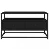 Nappali bútorok, vidaXL fekete szerelt fa TV-szekrény 80x35x45 cm