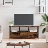 Nappali bútorok, vidaXL sonoma tölgy színű szerelt fa és vas TV-szekrény 102x33x45 cm