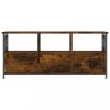 Nappali bútorok, vidaXL sonoma tölgy színű szerelt fa és vas TV-szekrény 102x33x45 cm